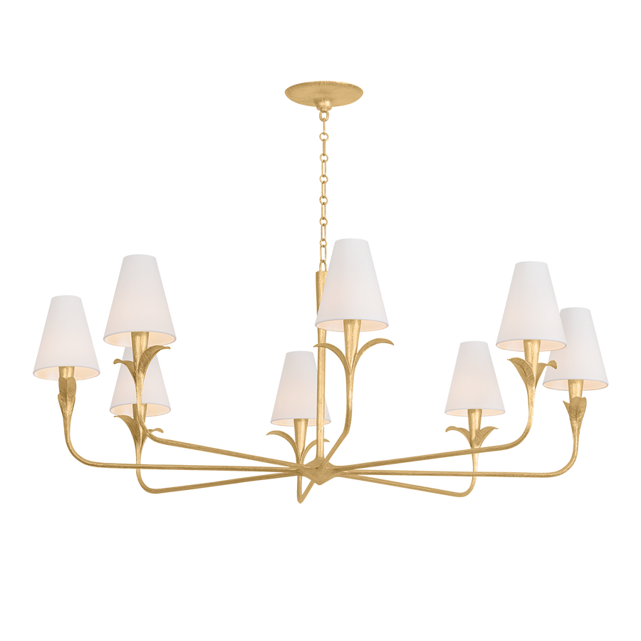 Troy Lighting Quill Chandelier — F4758-GLI
