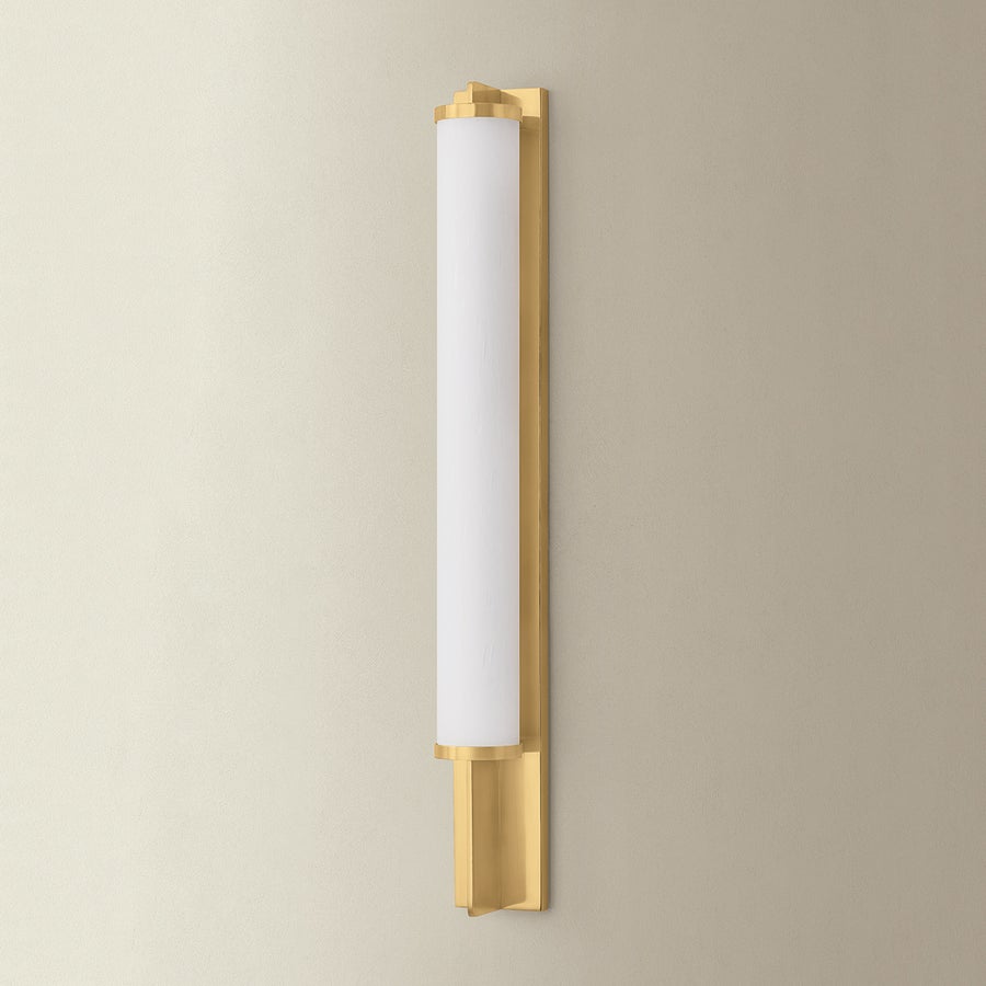 Hudson Valley Lighting Northfield Wall Sconce — Aged Brass