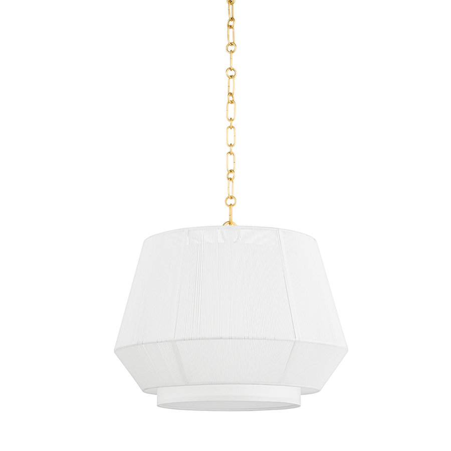Hudson Valley Lighting Debi Pendant — Aged Brass