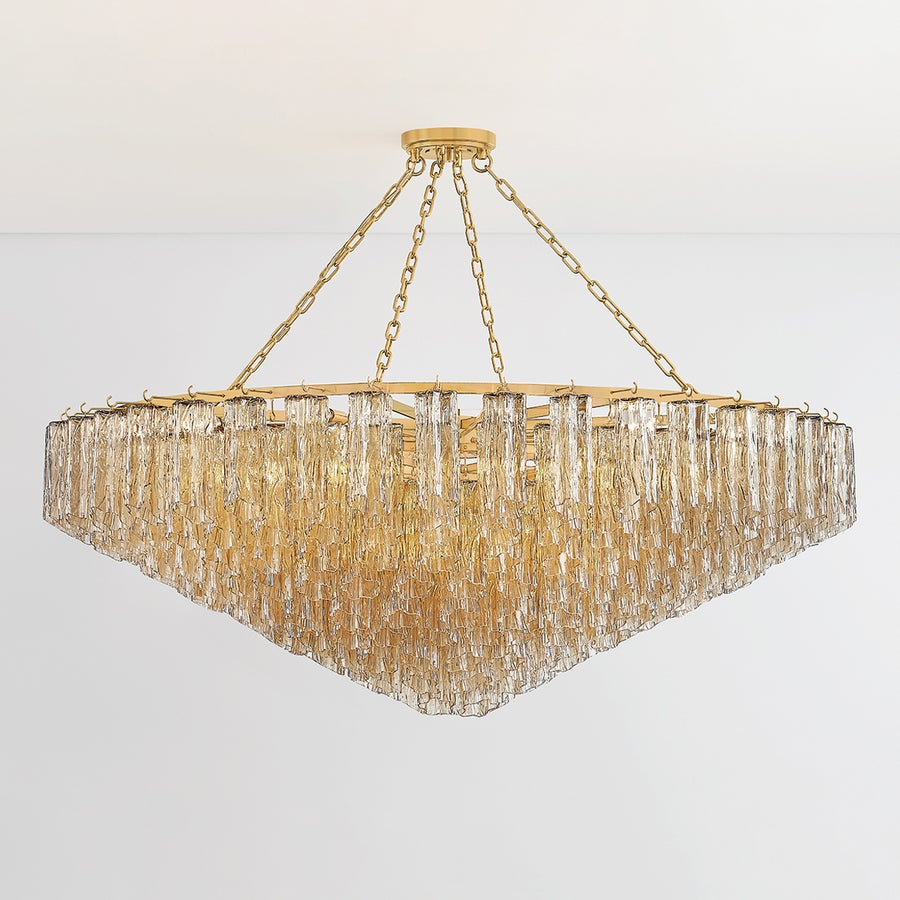 Hudson Valley Lighting WATERTOWN Chandelier — Aged Brass