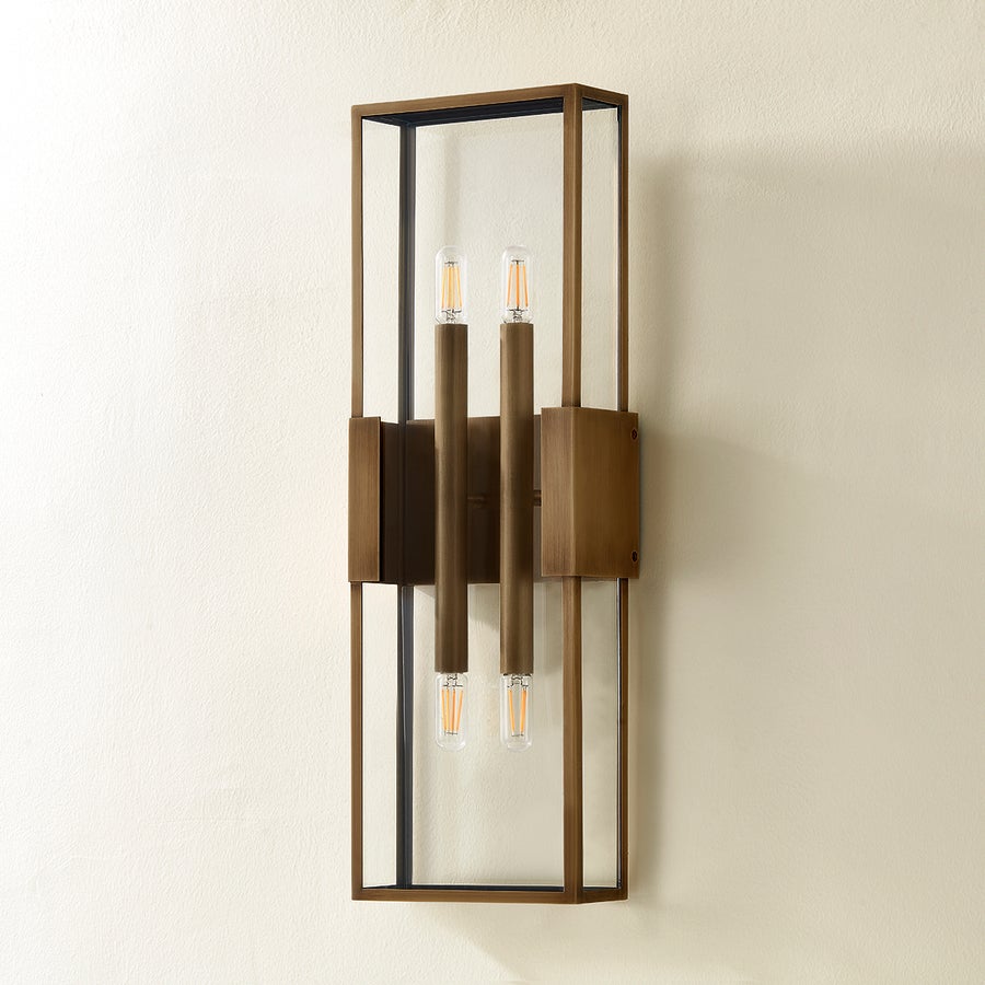 Troy Lighting Santa Clara Exterior Wall Sconce — B2924-PBR