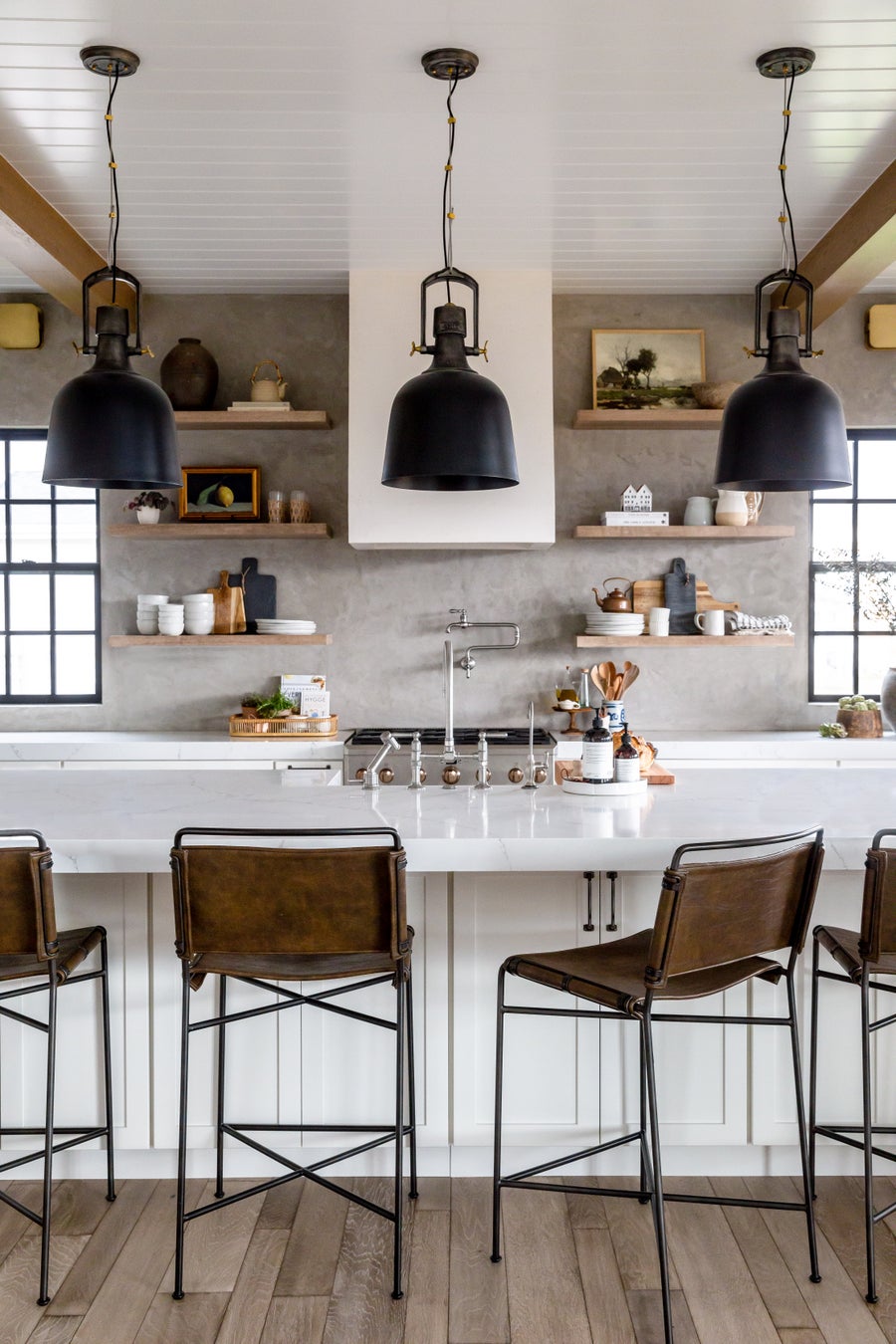Troy Lighting Hangar 31 Pendant — F3546-SBK/APW/PBR