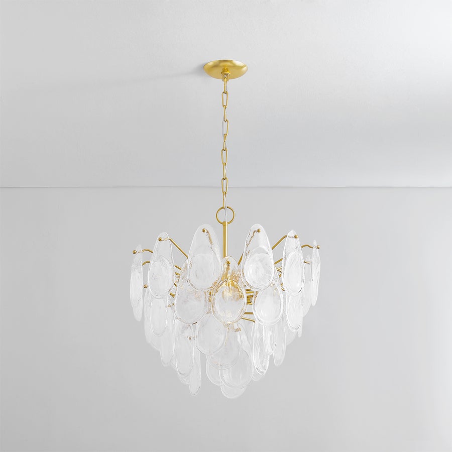 Hudson Valley Lighting DARCIA Chandelier — Aged Brass