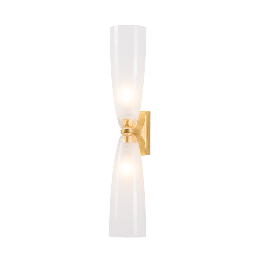 Hudson Valley Lighting Ravenswood Wall Sconce — Vintage Gold Leaf