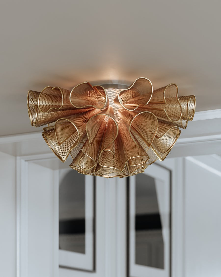 Corbett Lighting Pulse Semi Flush — 218-31-GL