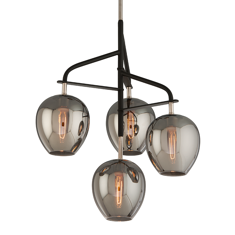 Troy Lighting Odyssey Chandelier — F4295-TBK/PN