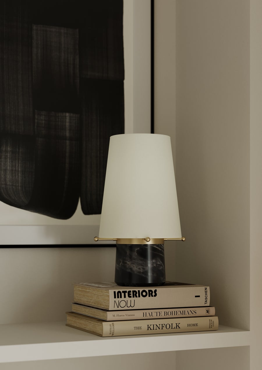 Hudson Valley Lighting CENTRAL VALLEY Rechargeable Table Lamp — Aged Brass