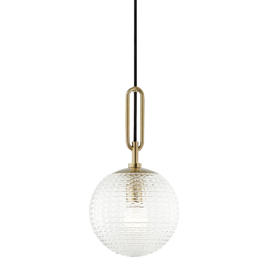 Hudson Valley Lighting Jewett Pendant — Aged Brass