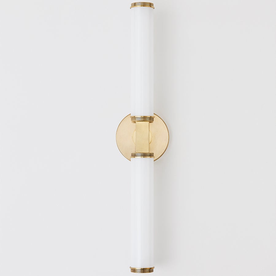 Hudson Valley Lighting CROMWELL Wall Sconce — Aged Brass