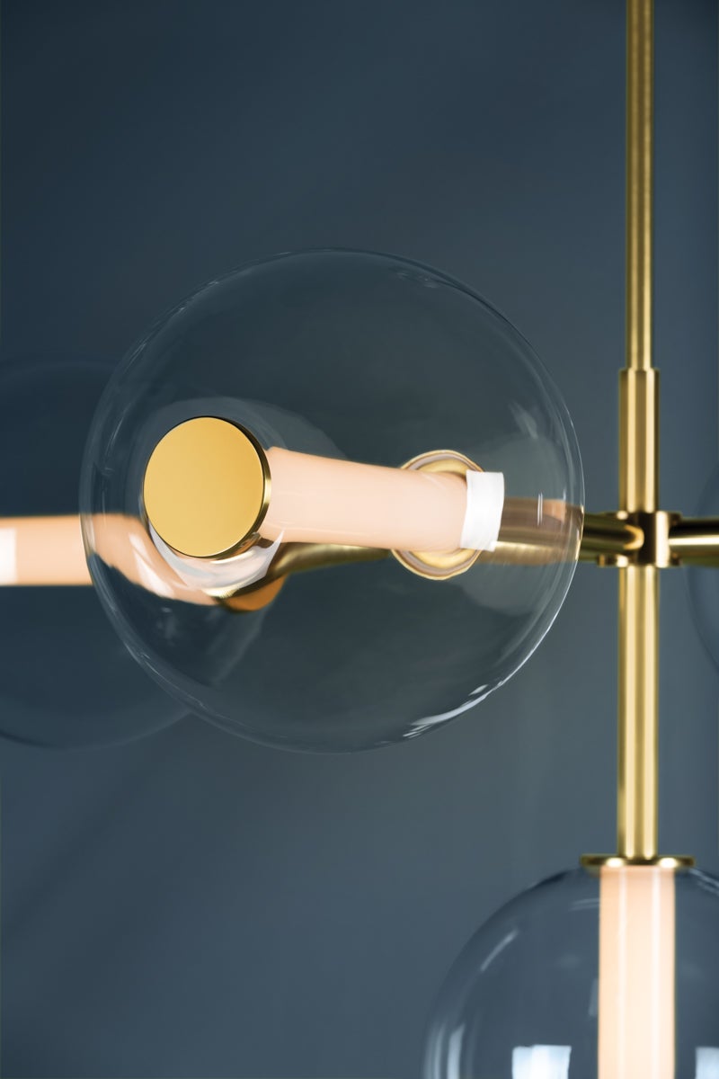 Hudson Valley Lighting RICHFORD Chandelier — Aged Brass