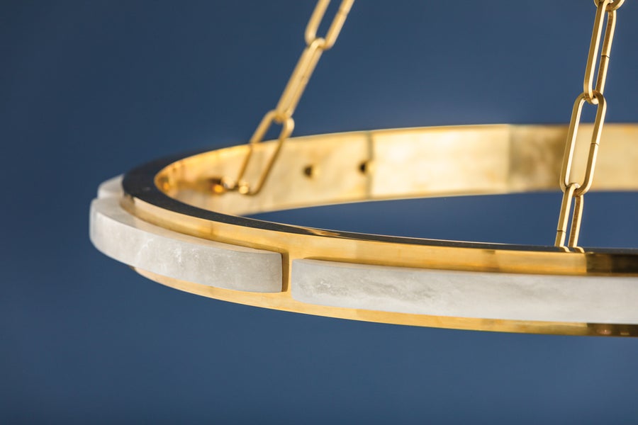 Hudson Valley Lighting WINGATE Chandelier — Aged Brass