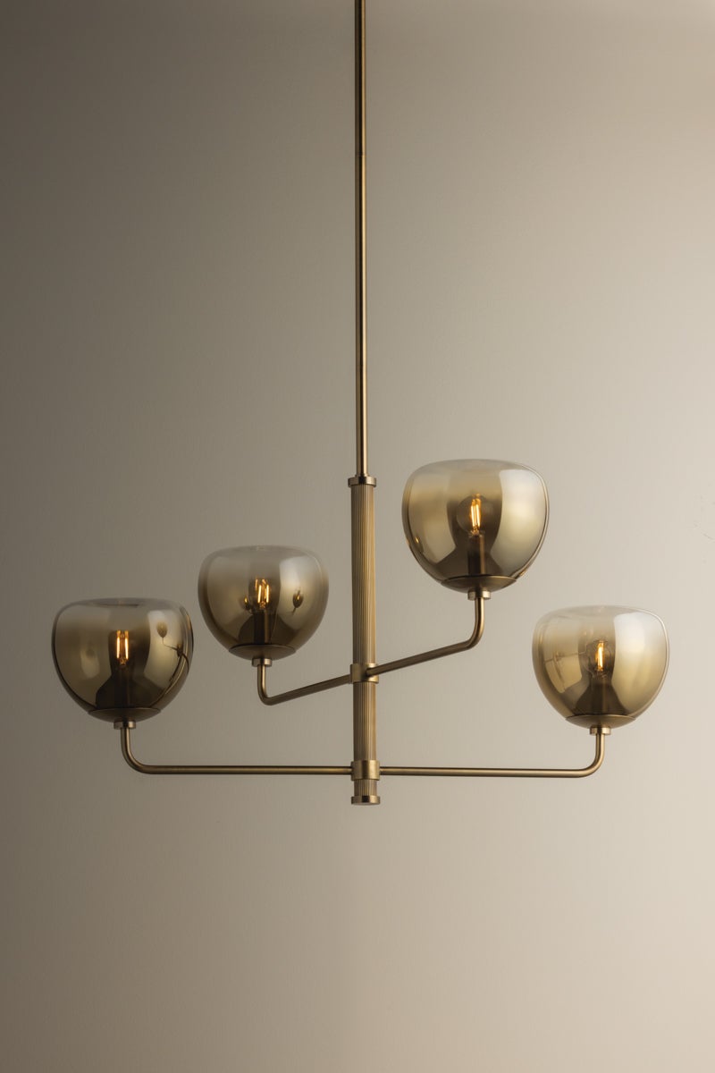 Troy Lighting AUGUST CHANDELIER — F3734-PBR