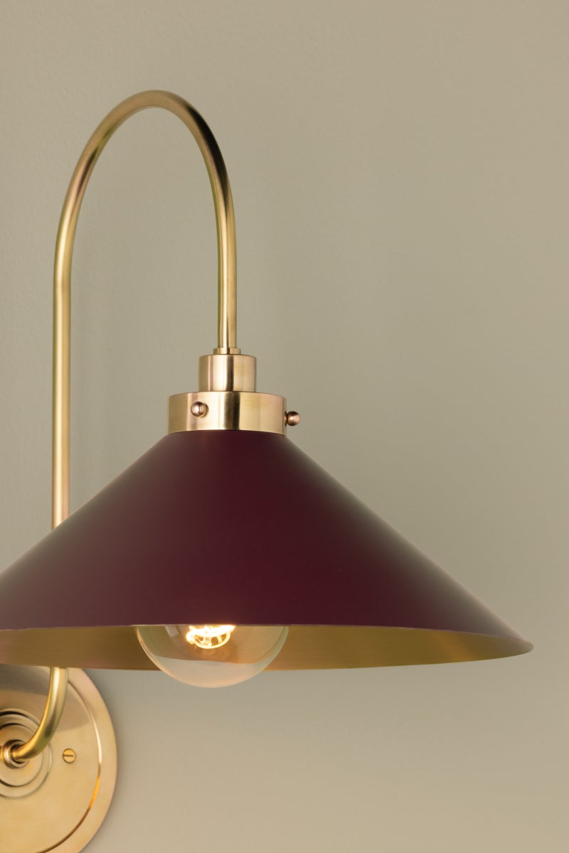 Hudson Valley Lighting Clivedon Wall Sconce — MDS1400-AGB/CRN