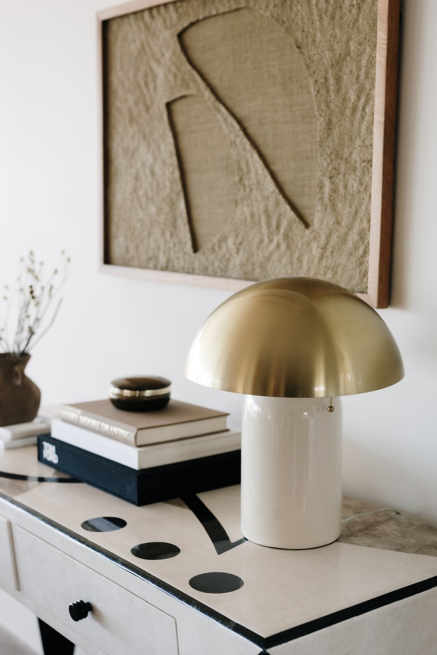 Mitzi Gaia Table Lamp — HL777201-AGB/CLC