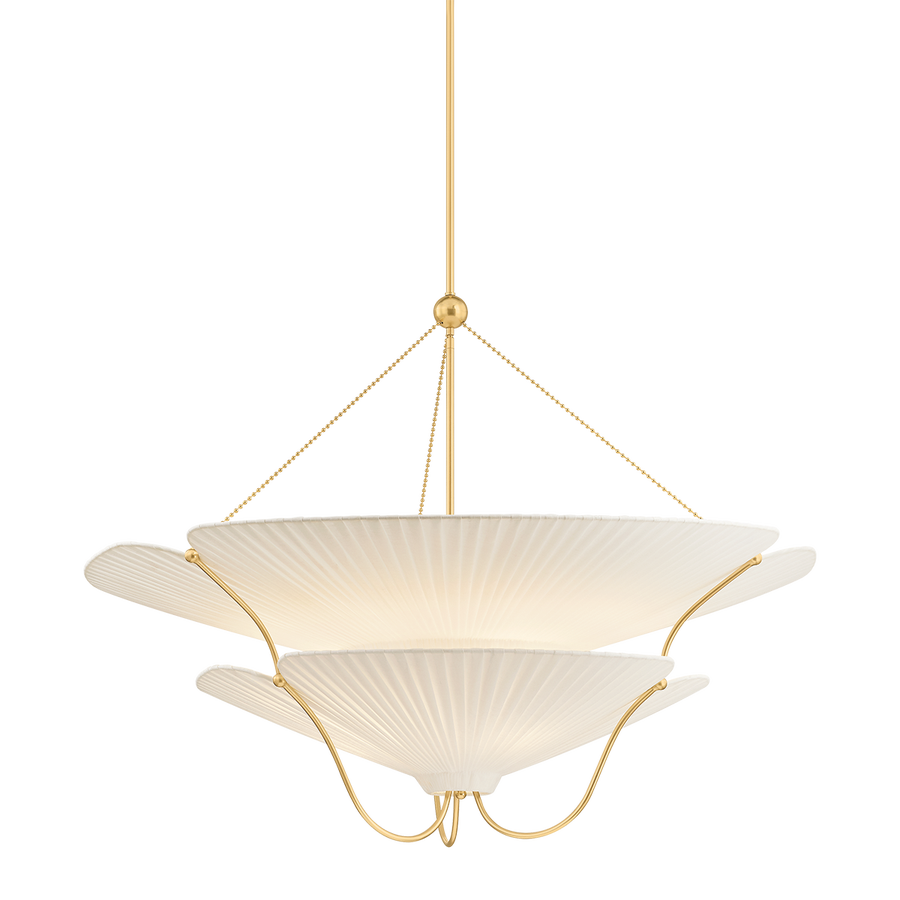 Hudson Valley Lighting Gerhard Chandelier — Aged Brass