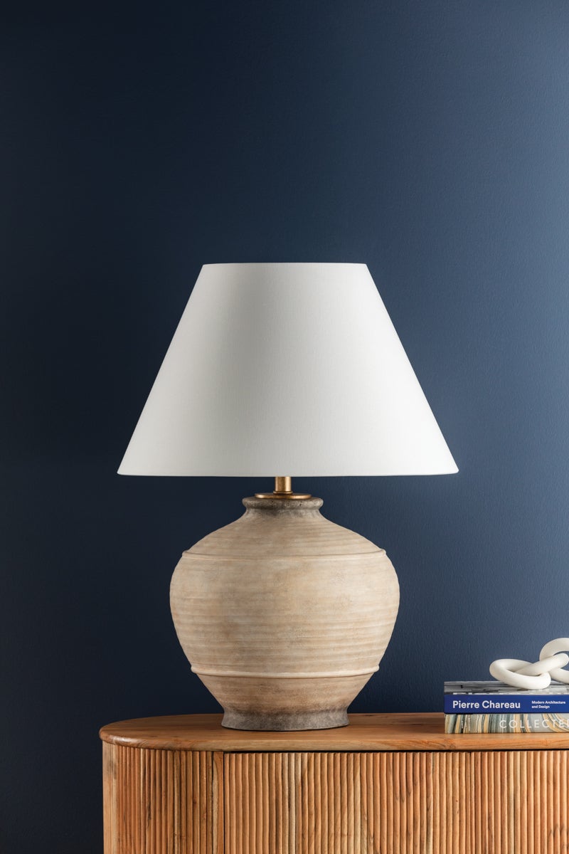 Hudson Valley Lighting Malta Table Lamp — L1373-ASH