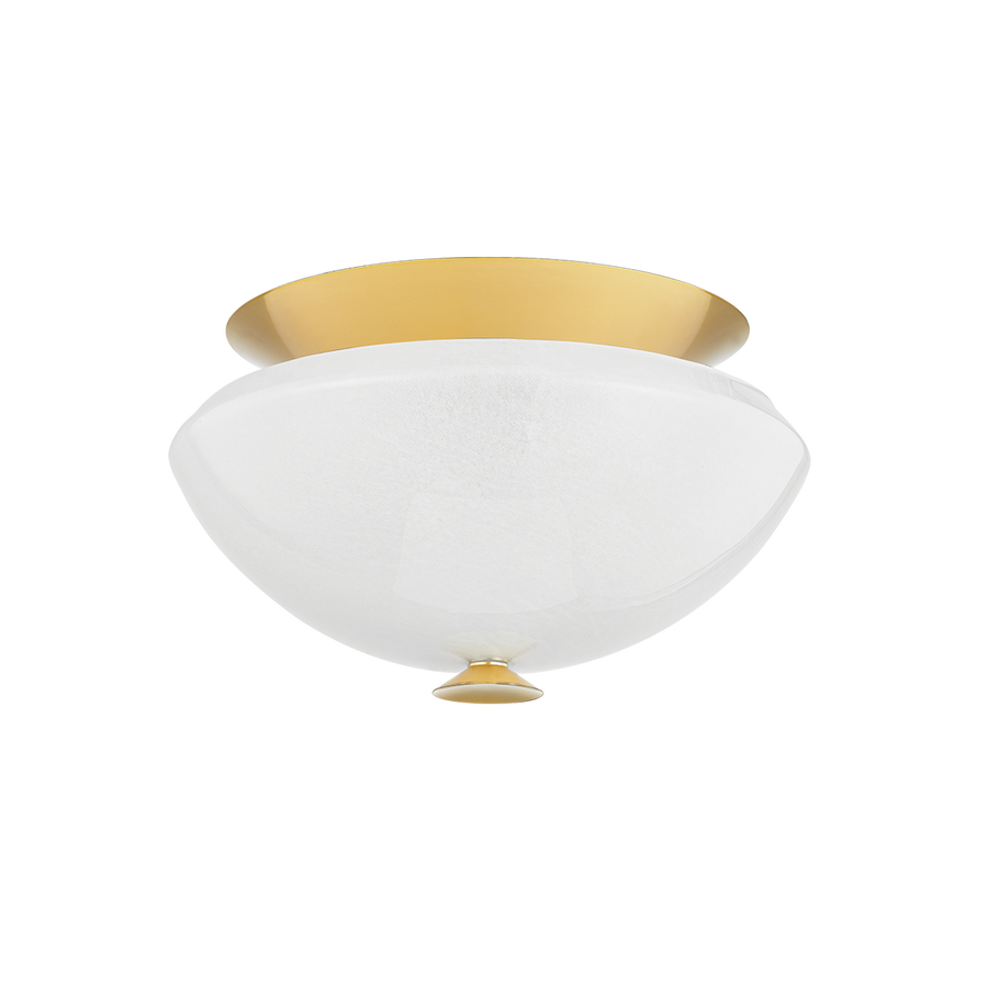 Hudson Valley Lighting PAWTUCKET FLUSH MOUNT — Aged Brass