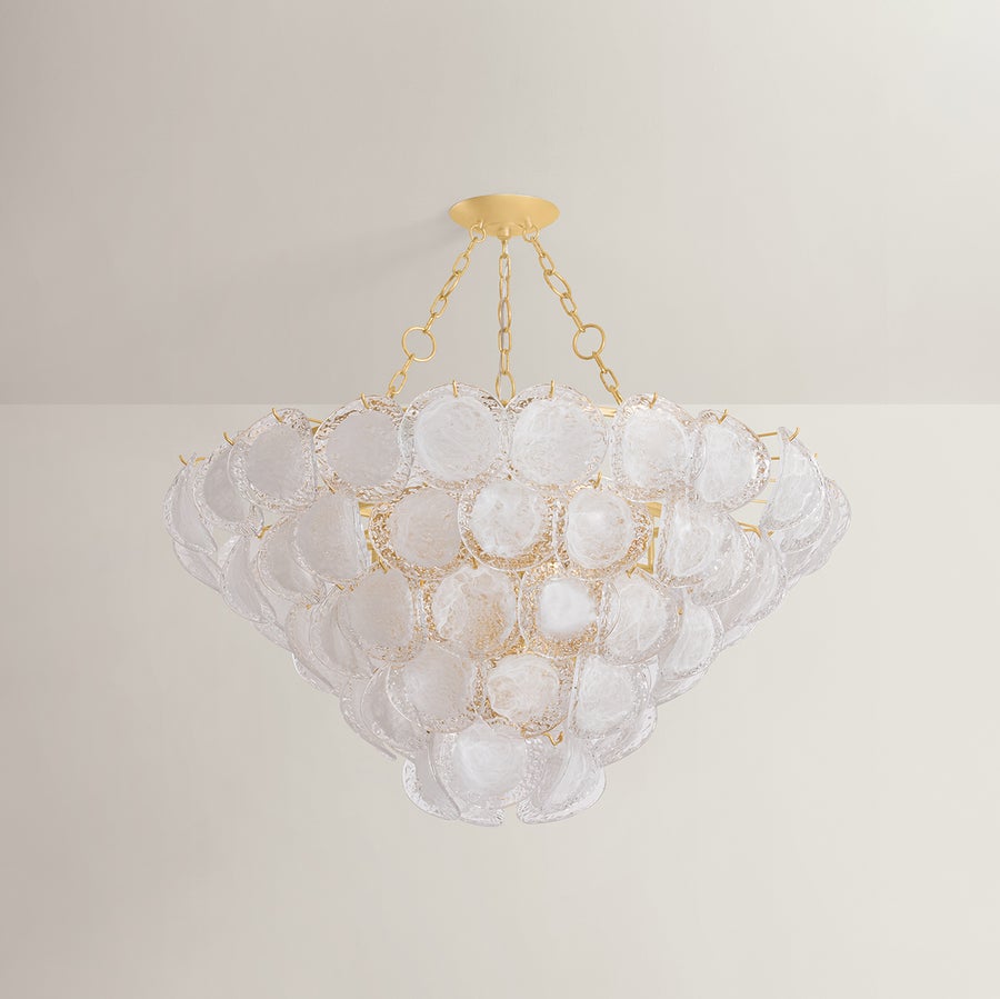 Hudson Valley Lighting Cedar Hill Chandelier — Vintage Gold Leaf