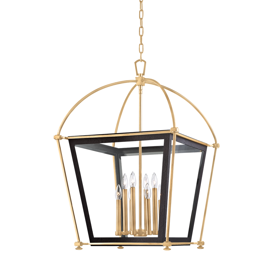 Hudson Valley Lighting Hollis Lantern — Aged Brass