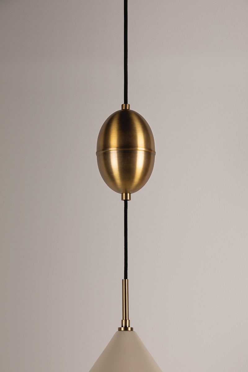 Troy Lighting FONTANA Pendant — F7618-PBR/SSD