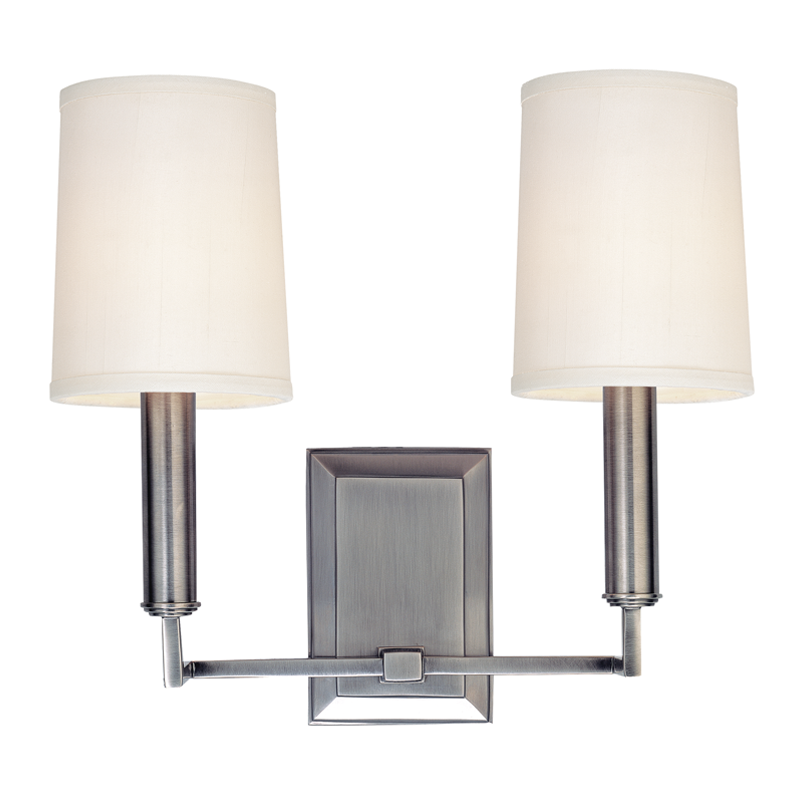 Hudson Valley Lighting Clinton Wall Sconce — Polished Nickel