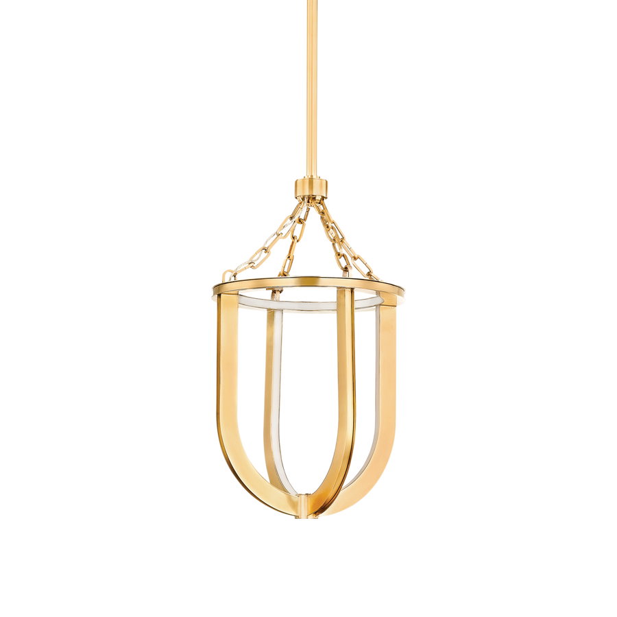 Hudson Valley Lighting TOURNU Lantern — Aged Brass