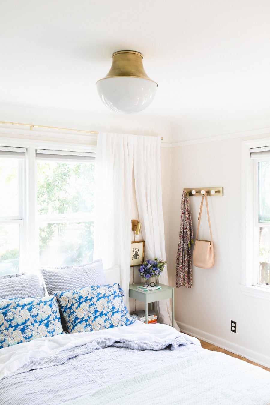 Hudson Valley Lighting Lettie Flush Mount — Aged Brass