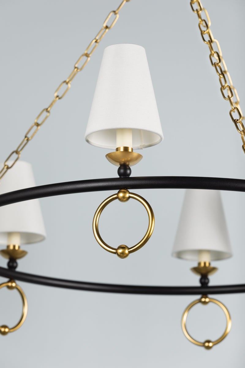 Mitzi Haverford Chandelier — H757806-AGB/TBK