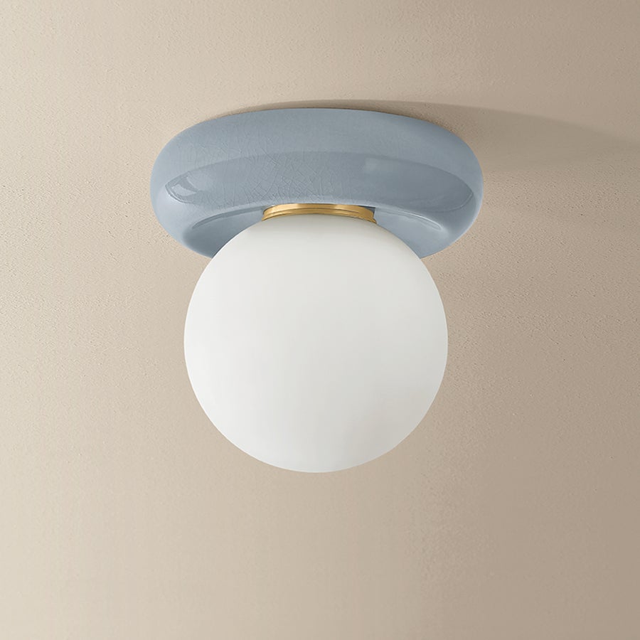 Mitzi Tyra Flush Mount — H1160501-AGB/CFK