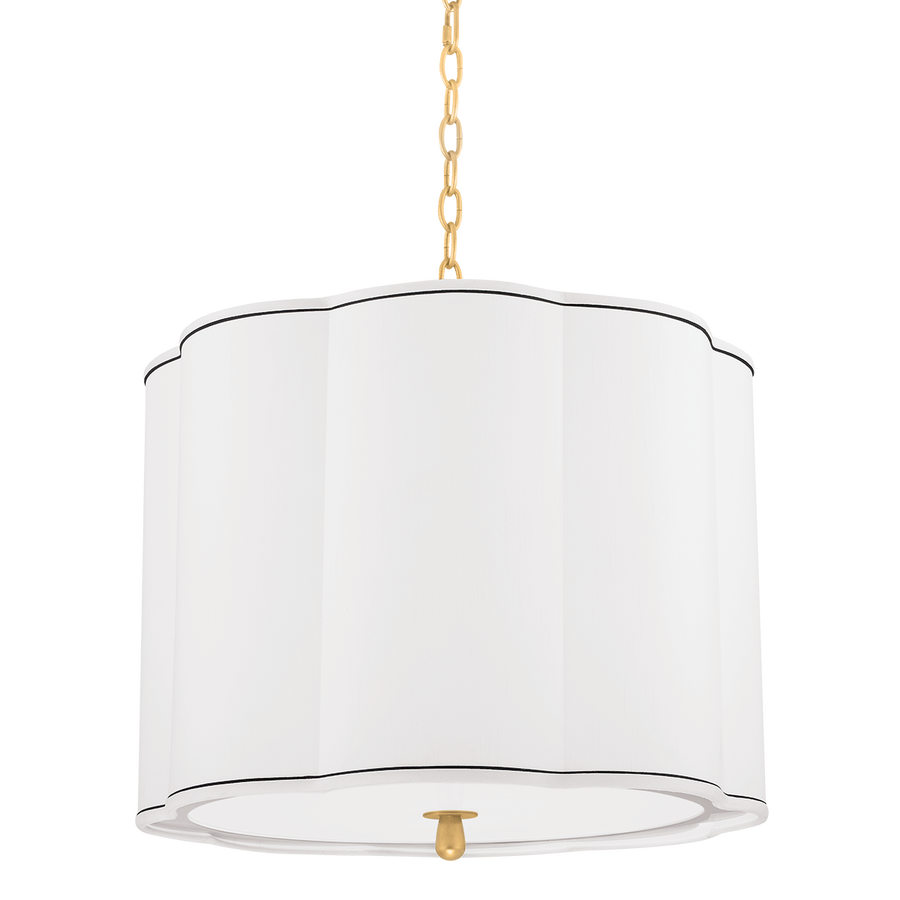 Hudson Valley Lighting Sweeny Pendant — Aged Brass