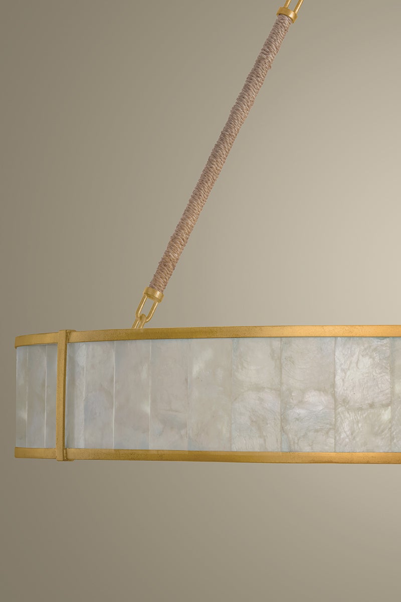 Hudson Valley Lighting Halcott Chandelier — Vintage Gold Leaf