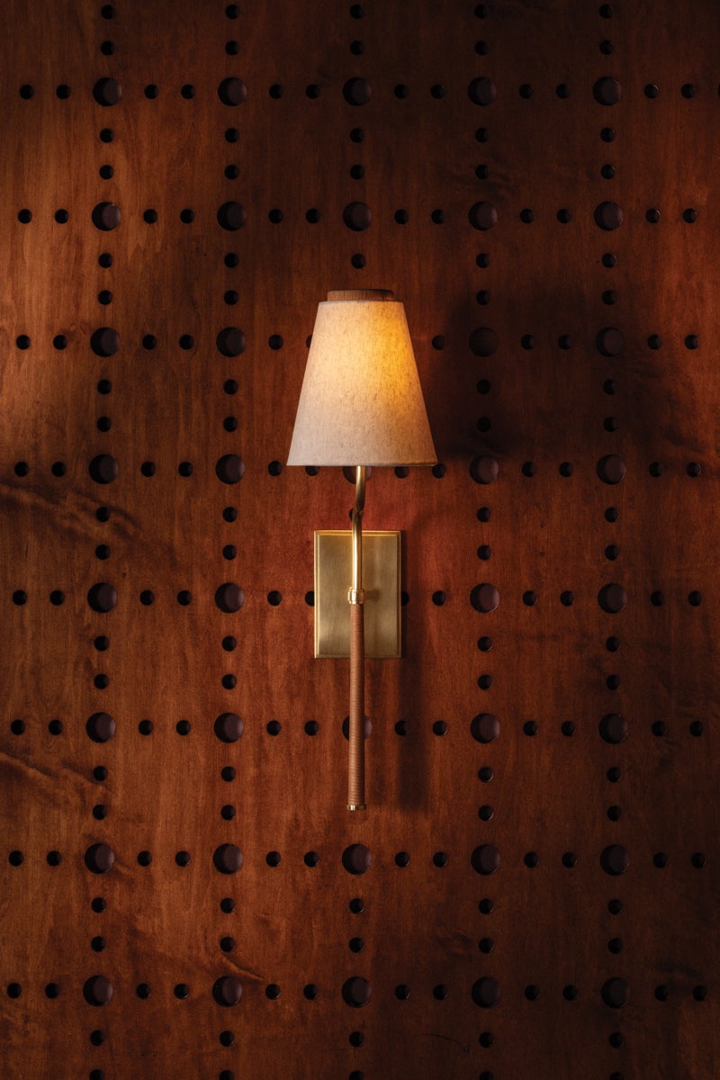 Hudson Valley Lighting SULLIVAN Wall Sconce — Aged Brass
