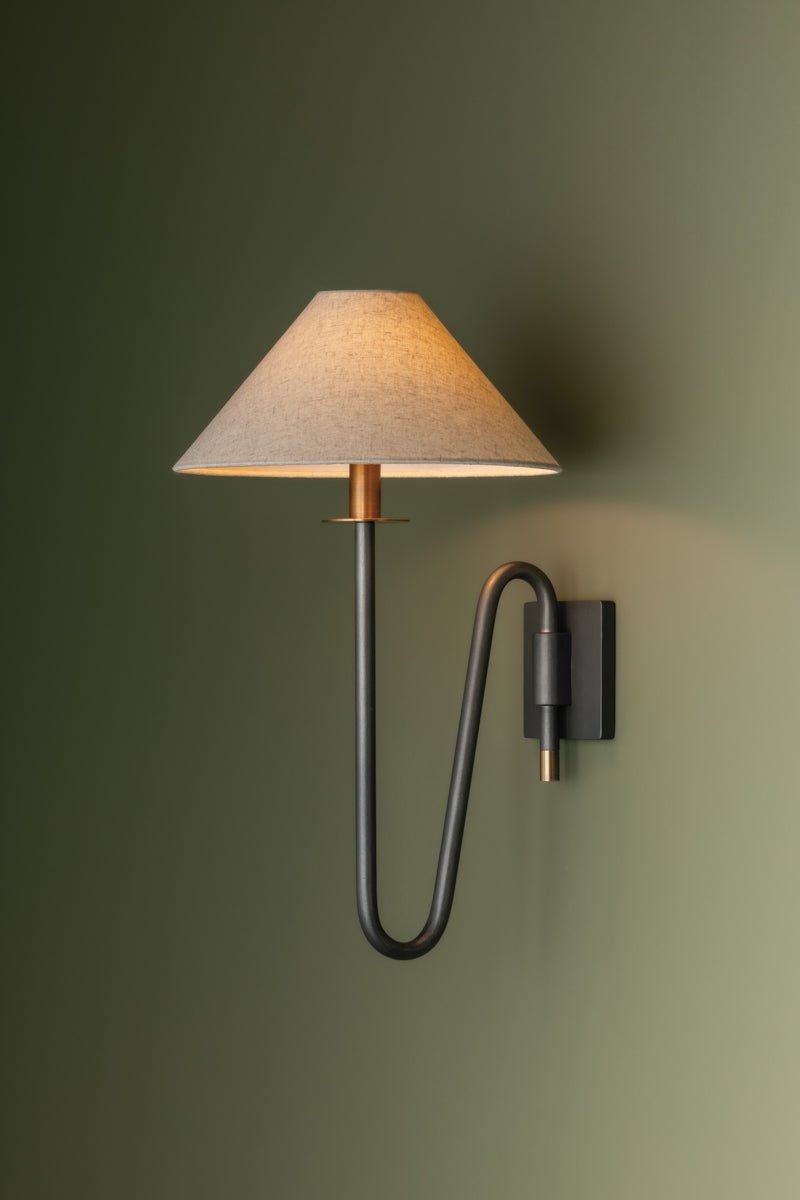 Troy Lighting MATEO Wall Sconce — B2121-PBR/GRA