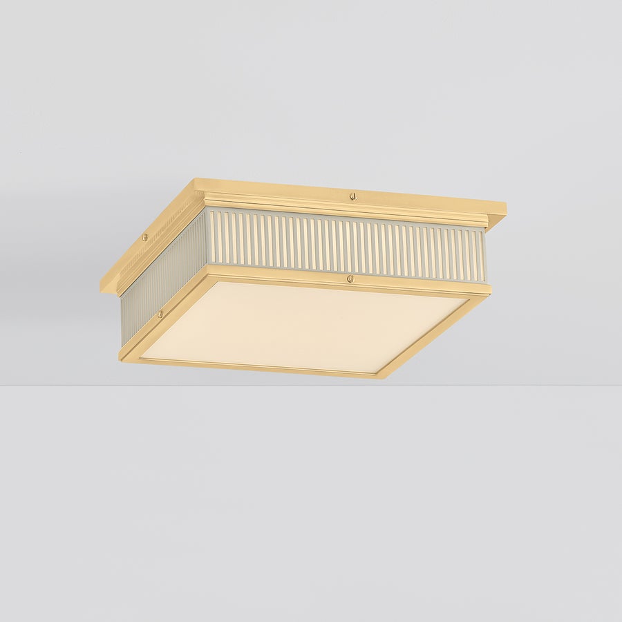 Hudson Valley Lighting Ashdown Flush Mount — MDS1900-AGB/OW
