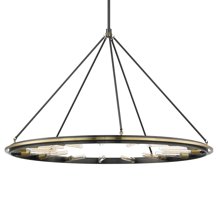 Hudson Valley Lighting Chambers Chandelier — 2758-AOB