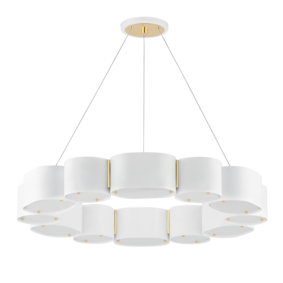 Corbett Lighting Opal Chandelier — 393-30-SWH/VB