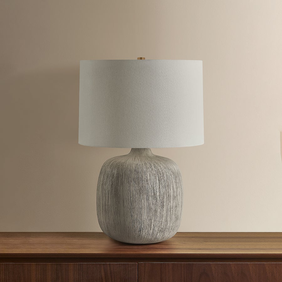 Troy Lighting Keagan Table Lamp — PTL3124-PBR/CSE