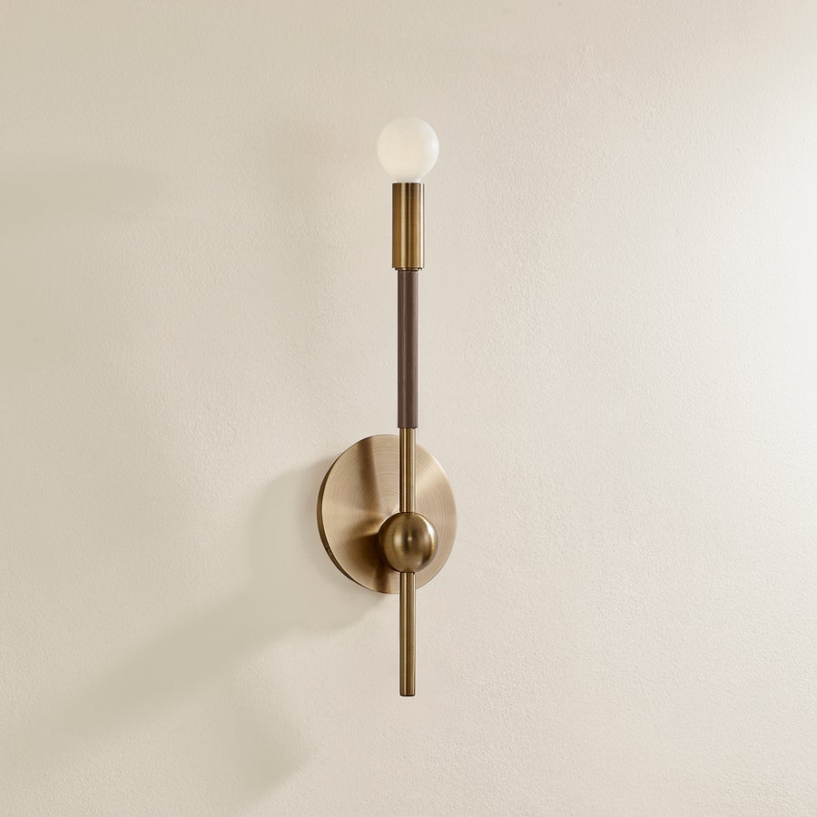 Troy Lighting Obie Wall Sconce — B3018-PBR/BRZ