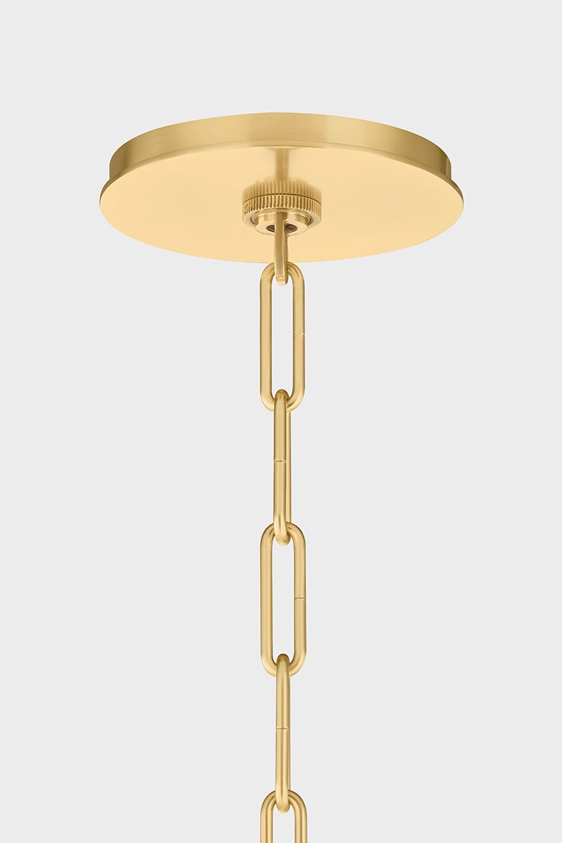 Hudson Valley Lighting DURLAND Chandelier — Aged Brass