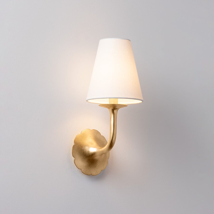 Hudson Valley Lighting WINNIPEG WALL SCONCE — Vintage Gold Leaf