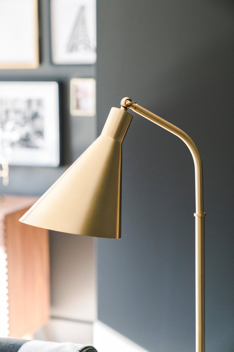 Hudson Valley Lighting Stanton Floor Lamp — Aged Brass