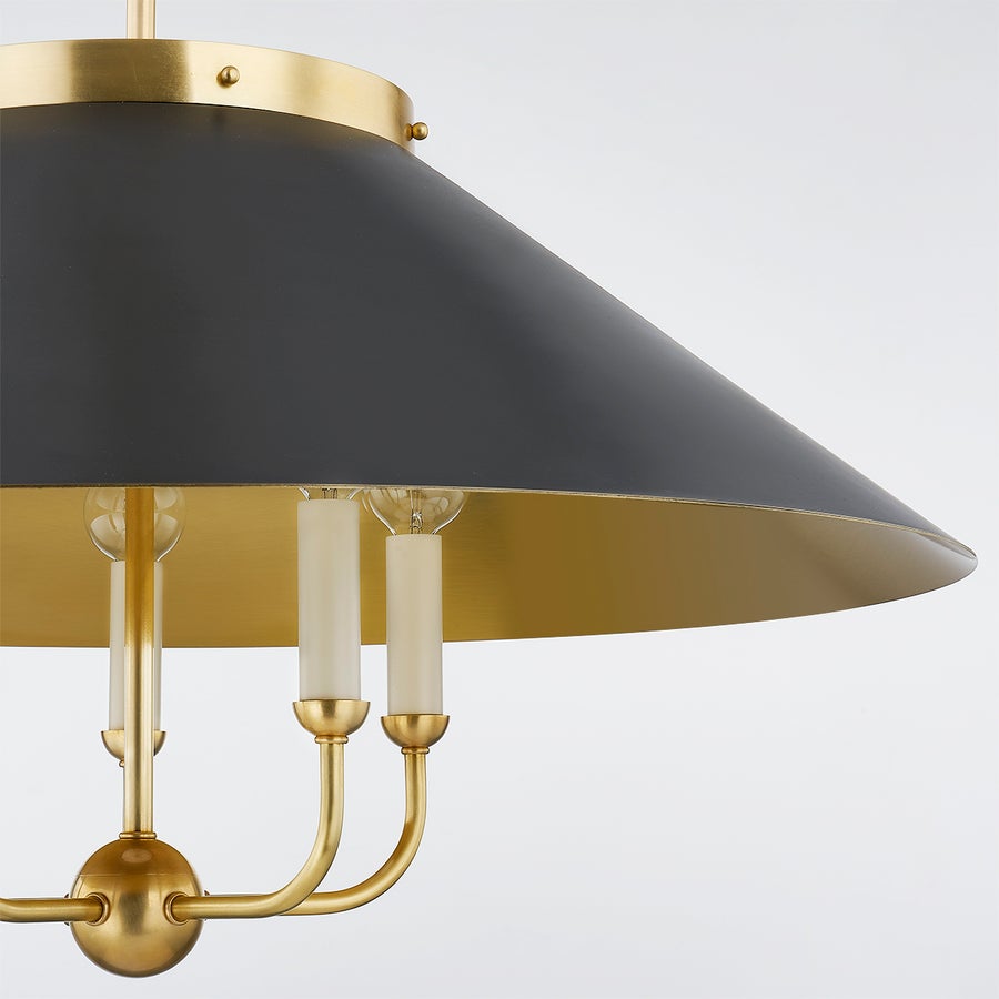 Hudson Valley Lighting CLIVEDON Chandelier — MDS1403-AGB/DB