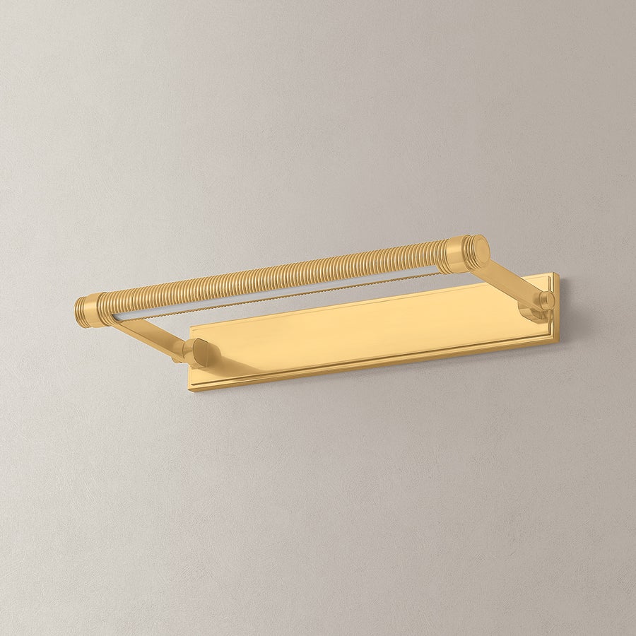Hudson Valley Lighting Duell Picture Light — Aged Brass