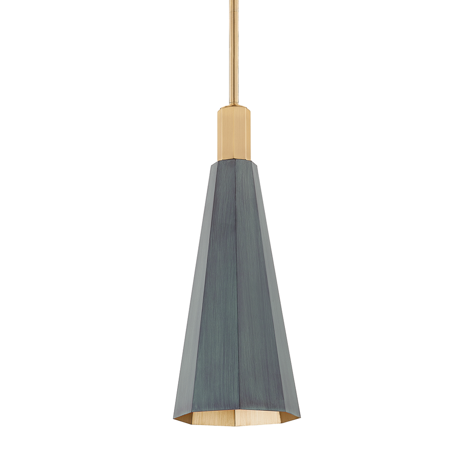 Troy Lighting HUNTLEY Pendant — F8308-PBR/VER