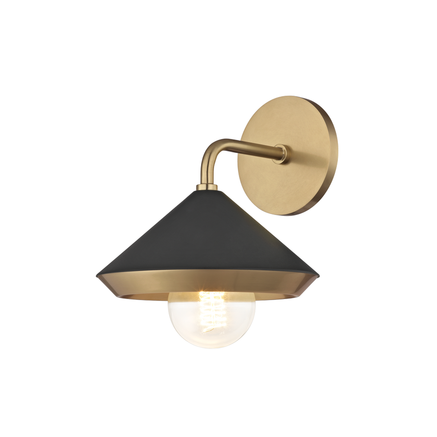 Mitzi Marnie Wall Sconce — H139101-AGB/BK