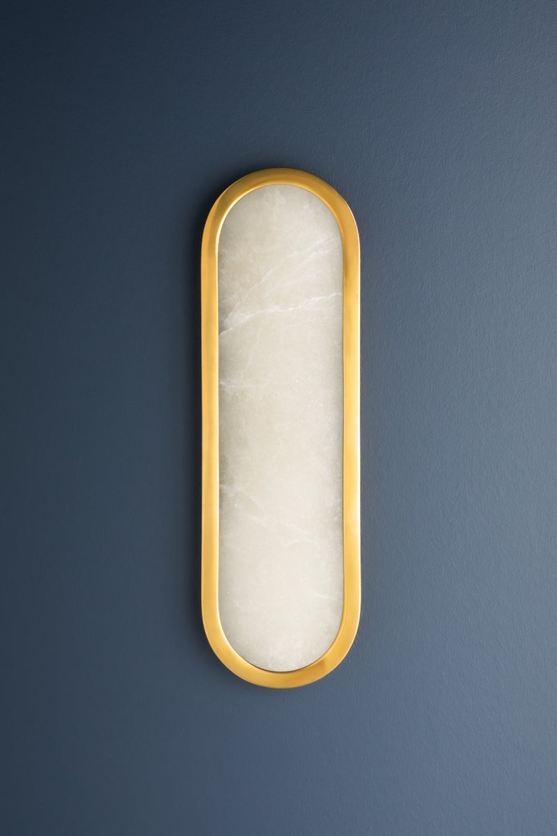 Hudson Valley Lighting Manhasset Wall Sconce — Aged Brass