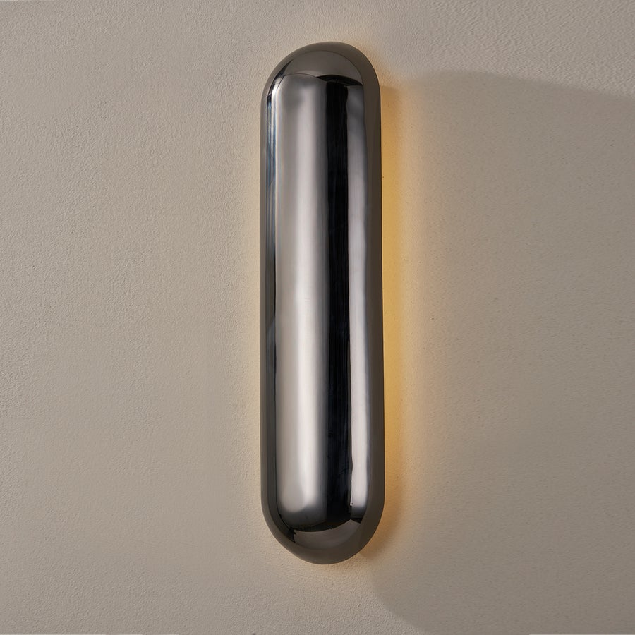 Hudson Valley Lighting Wheeler Wall Sconce — Black Nickel