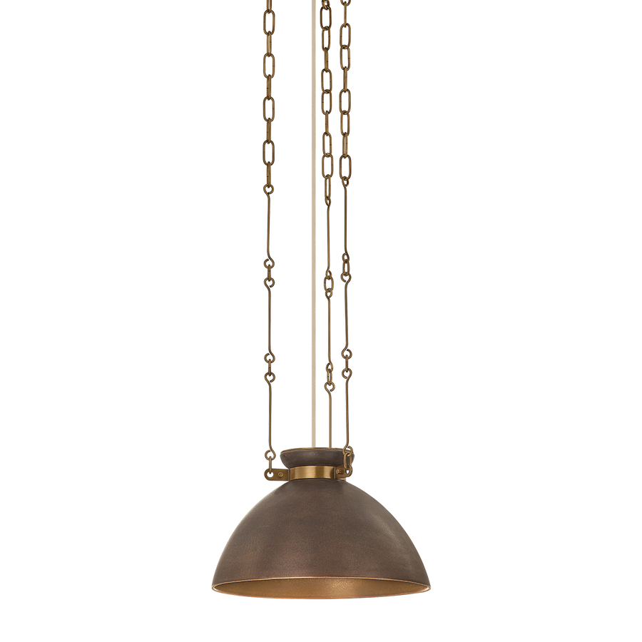 Troy Lighting Allston Pendant — F7314-PBR/CMU