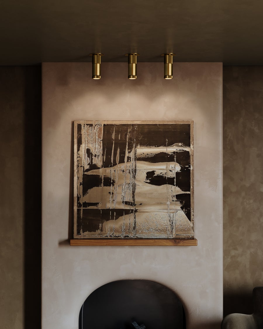 Hudson Valley Lighting DIGHTON FLUSH MOUNT — Aged Brass