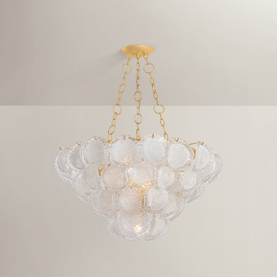 Hudson Valley Lighting Cedar Hill Chandelier — Vintage Gold Leaf